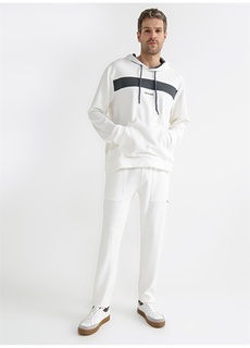 Базовые белые мужские спортивные штаны с эластичным поясом Fabrika Sports