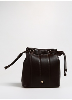 Темно-коричневая женская сумка на плечо F By Fabrika