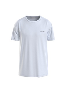 Белая мужская футболка с круглым вырезом Calvin Klein