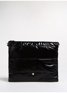 Черная женская сумка через плечо на молнии F By Fabrika