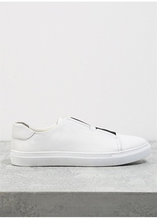 Белые мужские кожаные кроссовки F By Fabrika