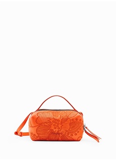 Оранжевая женская сумка через плечо Desigual