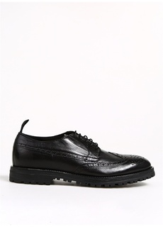 Кожаные черные мужские классические туфли Divarese