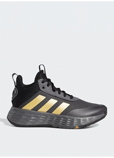 Серо-желтые баскетбольные кроссовки для мальчиков Adidas