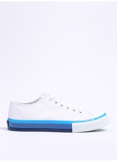 Бело-синие мужские кроссовки United Colors of Benetton