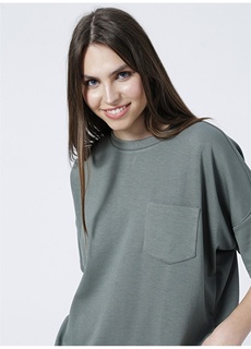 Коллекция домашней одежды Женская футболка цвета хаки Fabrika ФАБРИКА