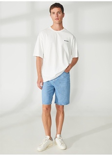 Прямые открытые мужские джинсовые шорты цвета индиго с нормальной талией Aeropostale
