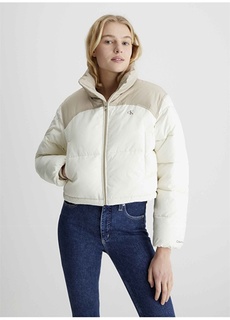 Бежевое женское пальто Calvin Klein Jeans