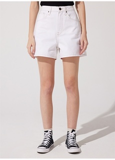 Женские шорты стандартного кроя с высокой талией цвета экрю Lee