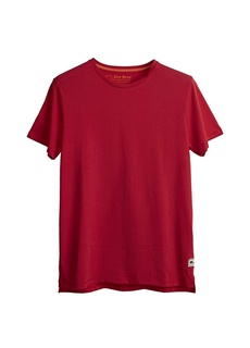 Простая мужская красная футболка с круглым вырезом стандартного кроя Bad Bear