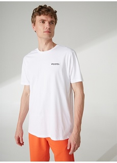 Белоснежная мужская футболка с круглым вырезом с принтом Discovery Expedition