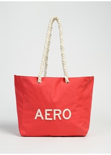 Красная женская пляжная сумка Aeropostale