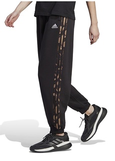Черные женские спортивные штаны Adidas
