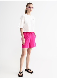 Стандартные розовые женские шорты с эластичной резинкой на талии Aeropostale