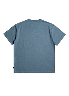 Синяя мужская футболка с круглым вырезом Quiksilver