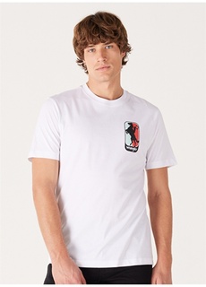Белая мужская футболка с круглым вырезом Wrangler