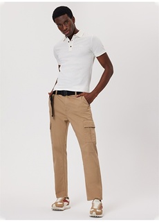 Удобные бежевые мужские брюки-чинос с нормальной талией Lee Cooper