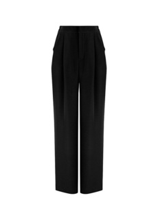 Повседневные черные женские брюки с высокой талией Nocturne