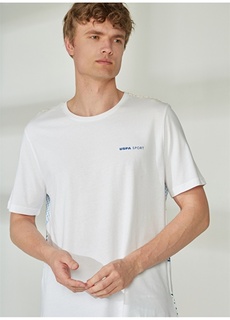 Белая мужская футболка с круглым вырезом U.S. Polo Assn.