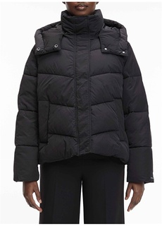 Черное женское пальто Calvin Klein