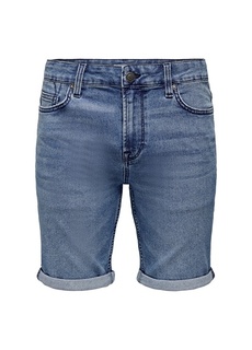 Узкие мужские джинсовые шорты Only &amp; Sons