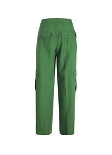 Повседневные зеленые женские брюки со средней талией JJXX