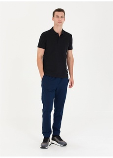 Мужские спортивные брюки узкого кроя с нормальной талией темно-синего цвета Pierre Cardin
