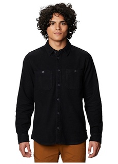 Черная мужская рубашка в полоску Mountain Hardwear