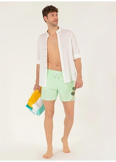 Зеленый мужской купальник-шорты Pierre Cardin