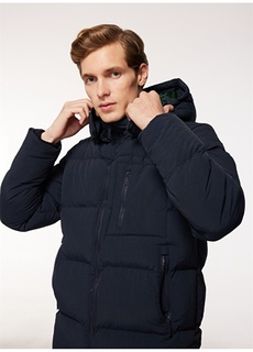 Темно-синее мужское пальто Fabrika Sports