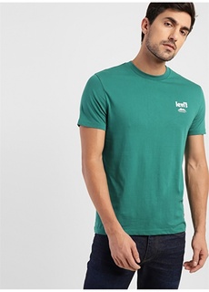 Зеленая мужская футболка Levis