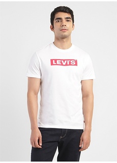 Белая мужская футболка Levis