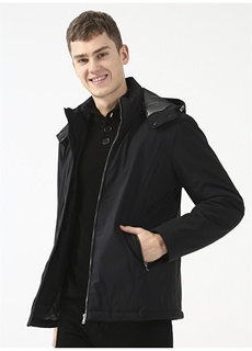 Черное мужское пальто Black On Black