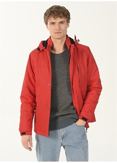 Красное мужское пальто People By Fabrika