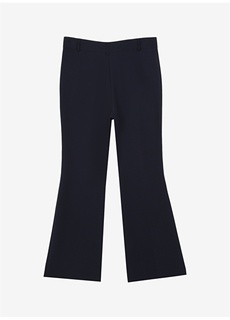 Стандартные темно-синие женские брюки с нормальной талией Selen