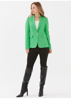 Стандартная зеленая женская куртка Selen