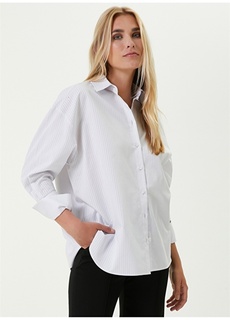 Белая женская рубашка Network