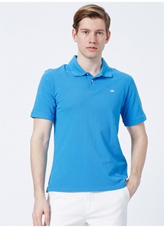 Синяя мужская футболка поло с воротником поло Dockers
