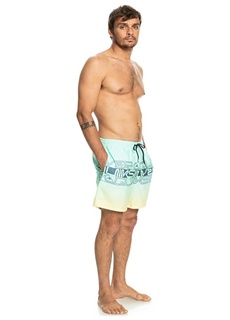 Голубой мужской купальник-шорты Quiksilver