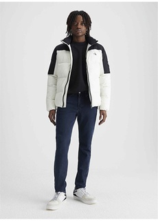 Белое мужское пальто Calvin Klein Jeans
