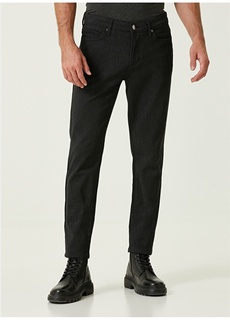Прямые мужские брюки узкого кроя антрацитового цвета с нормальной талией Network