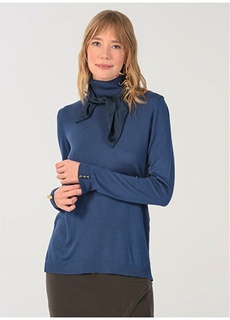 Темно-синий женский свитер NGSTYLE