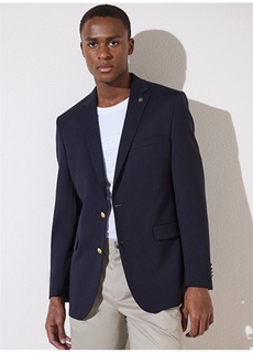 Мужская куртка Slim Fit темно-синего цвета Brooks Brothers