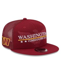 Мужская бордовая кепка Washington Commanders Totem 9FIFTY Snapback New Era