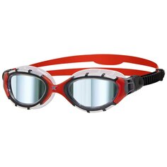 Очки для плавания Zoggs Predator Flex Titanium, красный