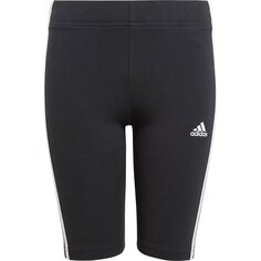 Тайтсы adidas Essentials 3 Stripes Short, черный