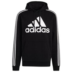 Худи adidas Sportswear BL3 Stripes, черный