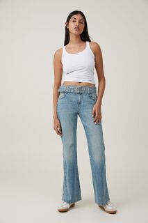 Расклешенные джинсы-бутлег стрейч Cotton On