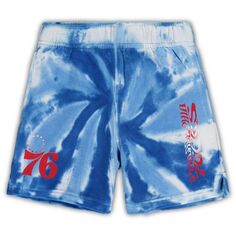 Белые шорты для малышей/Royal Philadelphia 76ers Santa Monica Outerstuff