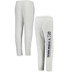 Флисовые брюки Youth Ash New York Yankees Game Time Outerstuff